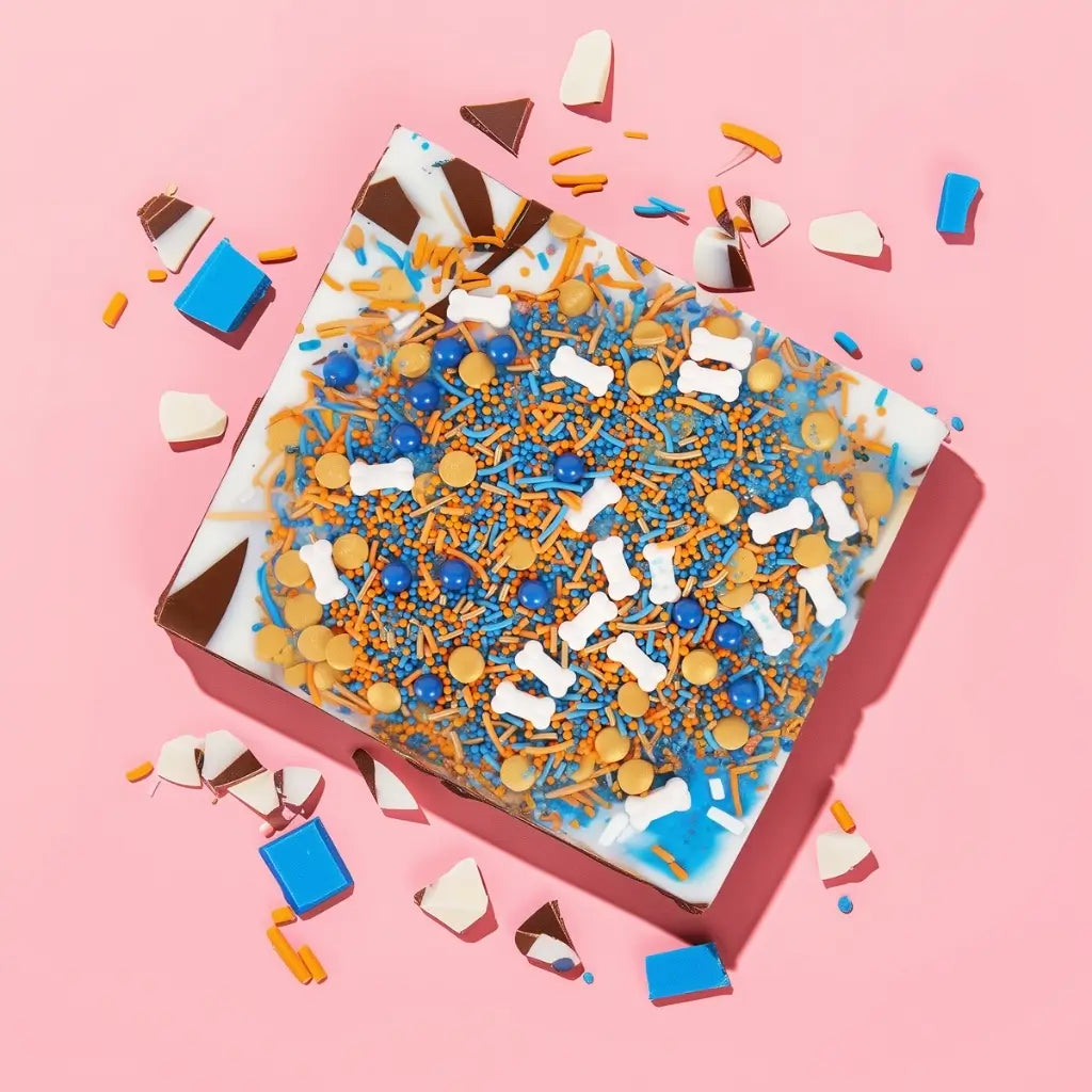 bluey inspired cupcake sprinkles mix