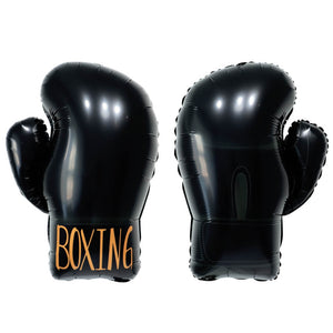 26-inch Large Black Boxing Glove Foil Balloon