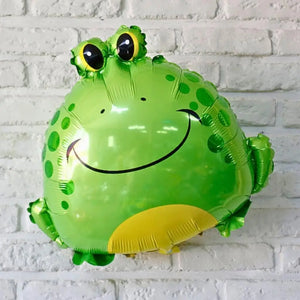 Large Green Friendly Frog Foil Balloon insect bug garden party decor
