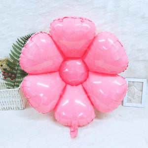 Pastel Pink Daisy Shaped Foil Balloon