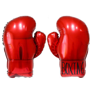 26-inch Red Boxing Glove Foil Balloon – Sports Party Decoration