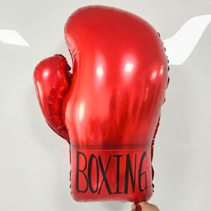 26-inch Red Boxing Glove Foil Balloon – Sports Party Decoration