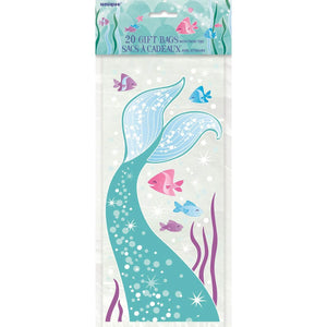 Mermaid Cello Party gift Bags 20pk