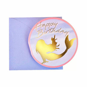 Mermaid Invitation Cards with Envelops 8pk