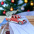 Merry Christmas Red Ute Carrying Xmas Tree 3D Pop Up Greeting Card