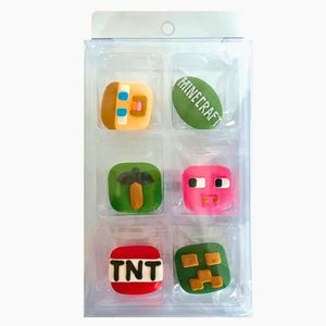 minecraft character edible sugar toppers cake decorations
