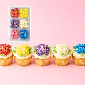 Floral apple blossom sugar decorations for weddings and parties