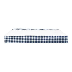 Navy Blue Gingham Paper Tablecover
