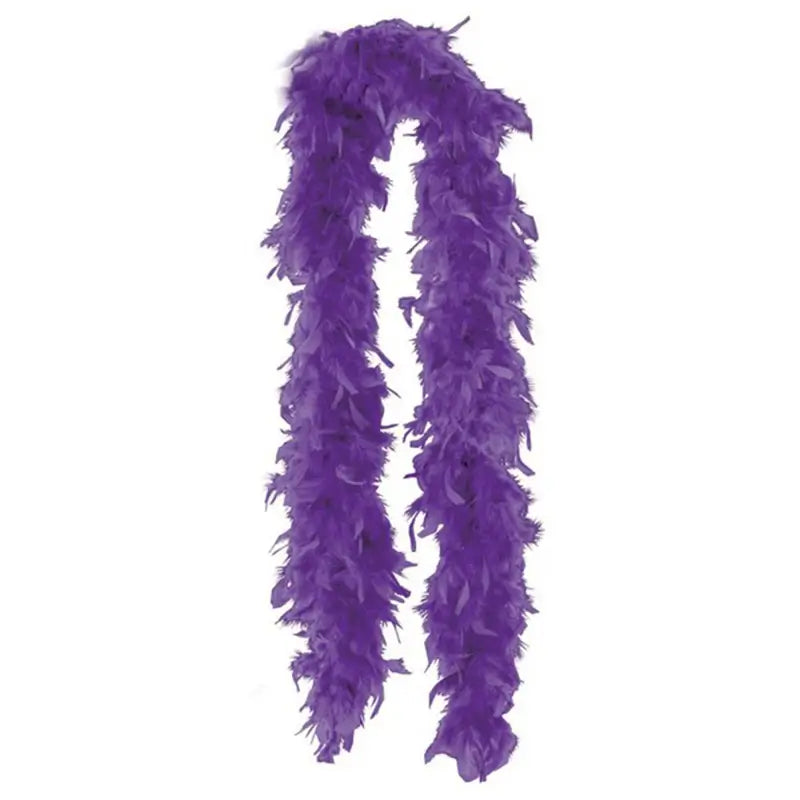 Real Feather Boa - Purple