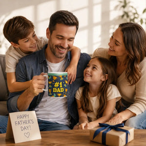 #1 Dad Trophy Coffee Mug