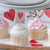 Parisian Love Valentine's Day Cupcake Toppers 12pk