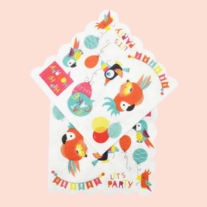 Parrot Paper Lunch Napkins 16 Pack