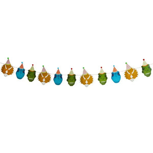4m dinosaur card garland for birthday party decorations