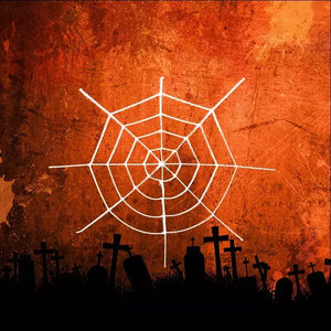 Halloween White Spider Web 1.3m