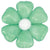Pastel Green White Centre Daisy Flower Foil Balloon