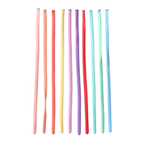 pastel long modelling twist latex balloons 10 pack party decorations 8 colours