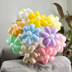 pastel long modelling twist latex balloons 10 pack party decorations 8 colours