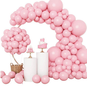 129pcs Pastel Pink Latex Balloon Garland Kit