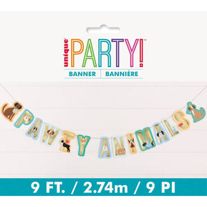 Pawty Animals Dog Garland Banner 2.74m pets birthday party decorations