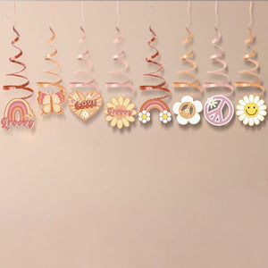 Hippie Groovy Birthday Swirl 16 Pack