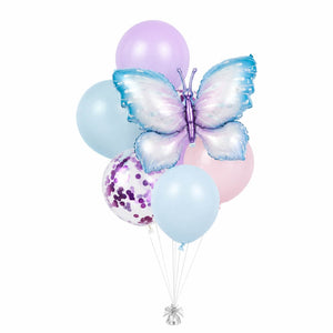 Pastel butterfly balloon bouquet