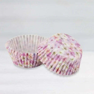 Pink Flower Petal Cupcake Cups 40pk