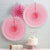 Light Pink Paper Decorative Party Fan 1 Pack