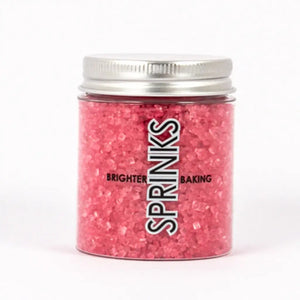 Premium edible pink sanding sugar by Sprinks