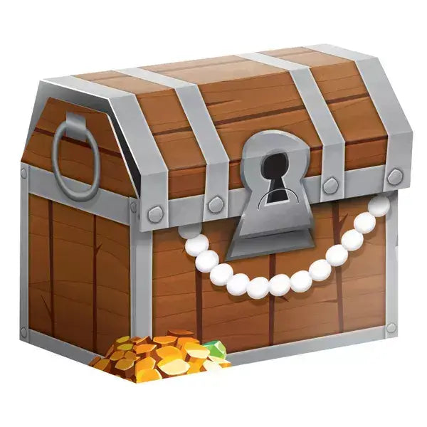 Pirate Treasure Chest Shaped Favour Boxes 8pk
