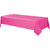 Plastic Rectangular Tablecover - Bright Pink