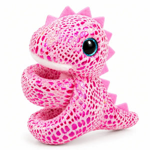 Soft dinosaur plush slap bracelet designed as a wearable children’s toy