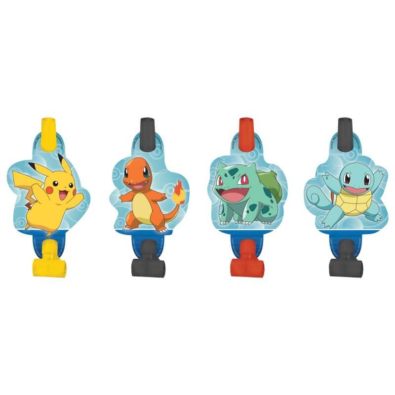 Amscan Pokemon Classic Blowouts 10 Pack - pikachu pika birthday party themed favours goodie bags fillers