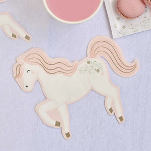 Princess Horse Paper Party Napkins 16pk