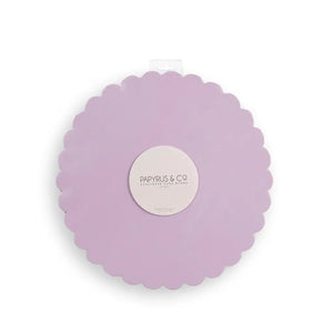 Papyrus 10-inch lilac cake board made from compressed board