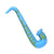 PVC Inflatable Saxophone Musical Rock Instrument - Blue