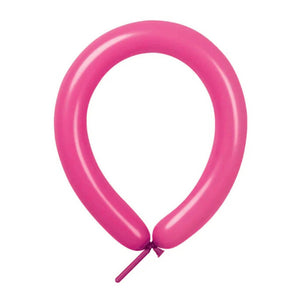 hot pink q260 Modelling Long Latex Balloons 10pk party decorations