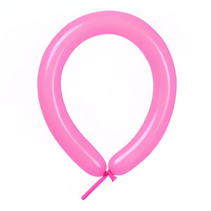light pink q260 Modelling Long Latex Balloons 10pk party decorations