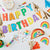 happy birthday rainbow party supplies & decorations