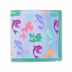 Mermaid Paper Lunch Napkins 20 Pack