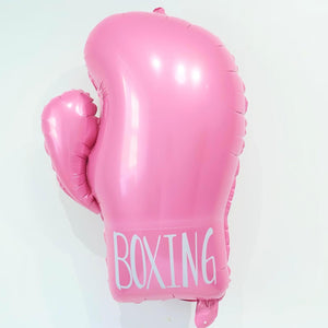 26-inch Pink Boxing Glove Foil Balloon