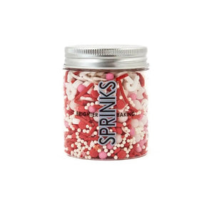 Christmas wreath star pearl and rod sprinkles for festive desserts