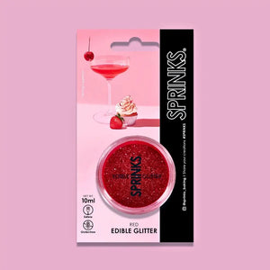 Sprinks Red Cake Decorating Glitter