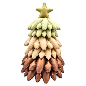 Retro colour 3D Christmas tree balloon for nostalgic holiday décor