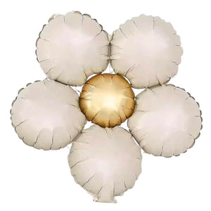 Retro Five-Petal Daisy Flower Foil Balloon