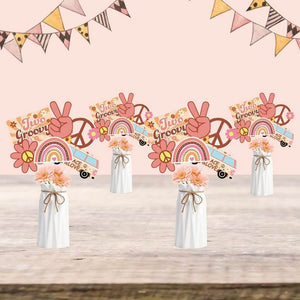 Retro Two Groovy Photo Props