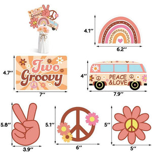 Retro Two Groovy Photo Props