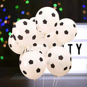 12 inch soccer ball printed latex balloons