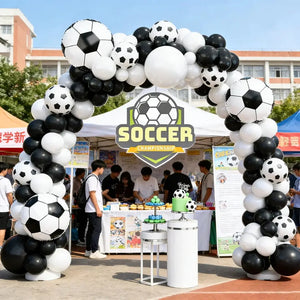 Soccer party balloon garland kit