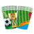 Soccer Goal Paper Cups 266ml 10pk