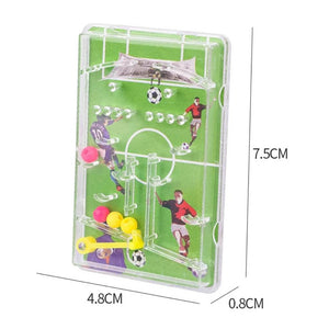 Pack of 4 Soccer Mini Pinball Puzzle Games – Assorted Sports Birthday Party Favours for Kids.